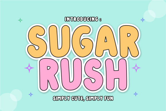 Sugar Rush: A Sweet and Playful Display Typeface